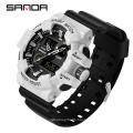 SANDA 780 Sports Men's Watches Luxury LED Digital Military Quartz Watch Men Waterproof G Style Wristwatches relogio masculino